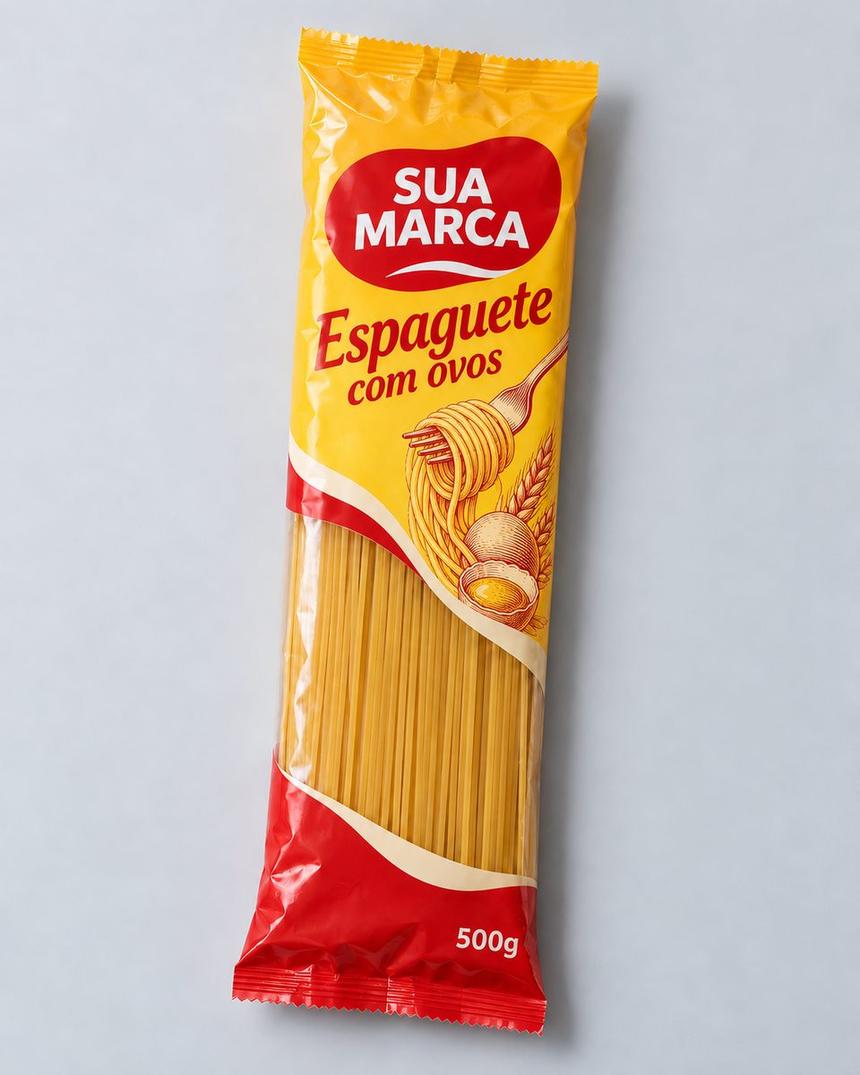 Pacote de espaguete, arte demonstrativa