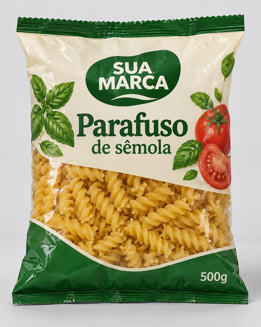 Pacote de massa parafuso, arte demonstrativa